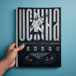 Madara Uchiha Six Paths Anime Poster - Minimalist Uchiha Clan Wall Art - A4 Size