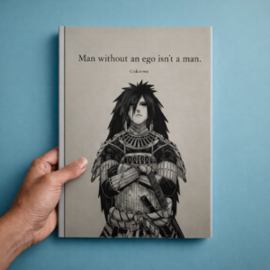 Madara Uchiha "Ego" Minimalist A4 Art Print