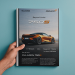 McLaren 750S Supercar Art Print - Automotive Wall Decor - A4 Size