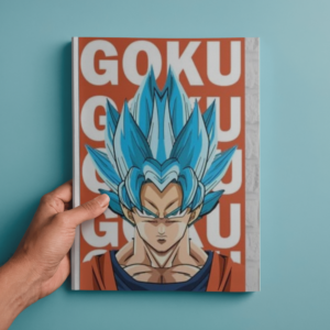 Super Saiyan Blue Goku Art Print - A4 Anime Wall Decor Poster