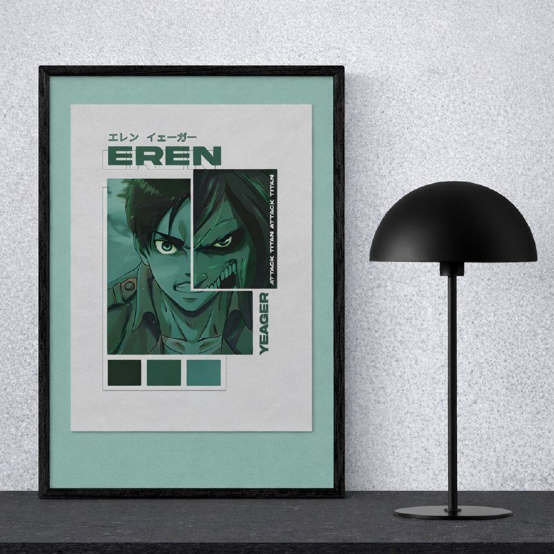 eren-yeager-attack-on-titan-a4-minimalist-poster-print