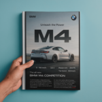 BMW M4 Competition Poster - Automotive Wall Art - A4 Premium Print