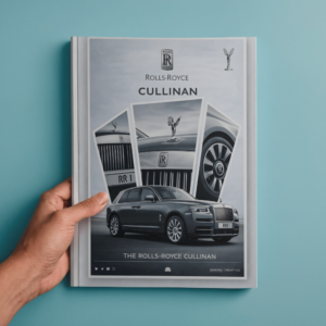 Rolls-Royce Cullinan Luxury Automotive Poster - A4 Minimalist Wall Art