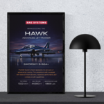 BAE Systems Hawk Advanced Jet Trainer Aviation Poster