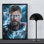 Thor God of Thunder Poster | Marvel Cinematic Wall Art