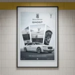 Rolls-Royce Ghost Luxury Car Poster - Acrylic, Foam & Paper Prints