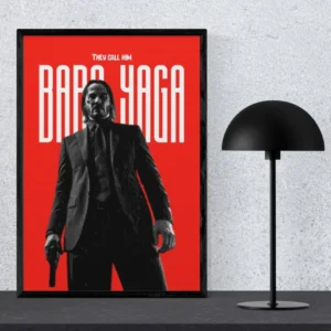 John Wick "Baba Yaga" Cinematic Wall Art Poster