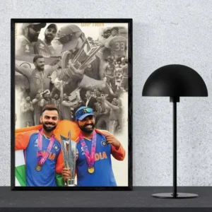 Virat Kohli Legendary Cricket Wall Art Poster